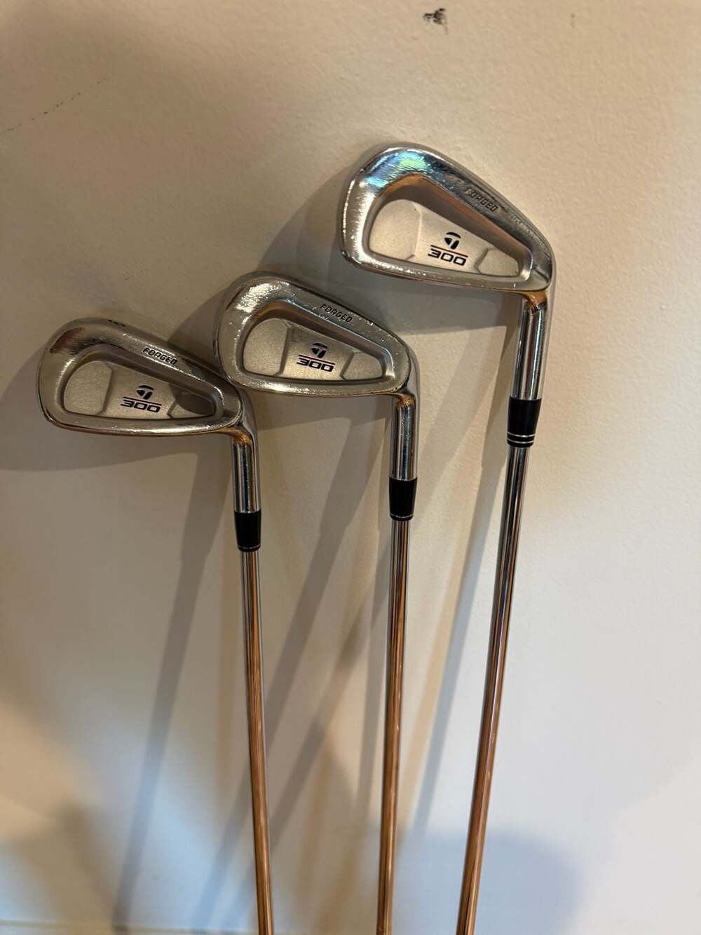 TaylorMade 300 Forged Irons 4, 6, 8 Iron Set Steel Shafts Right Handed